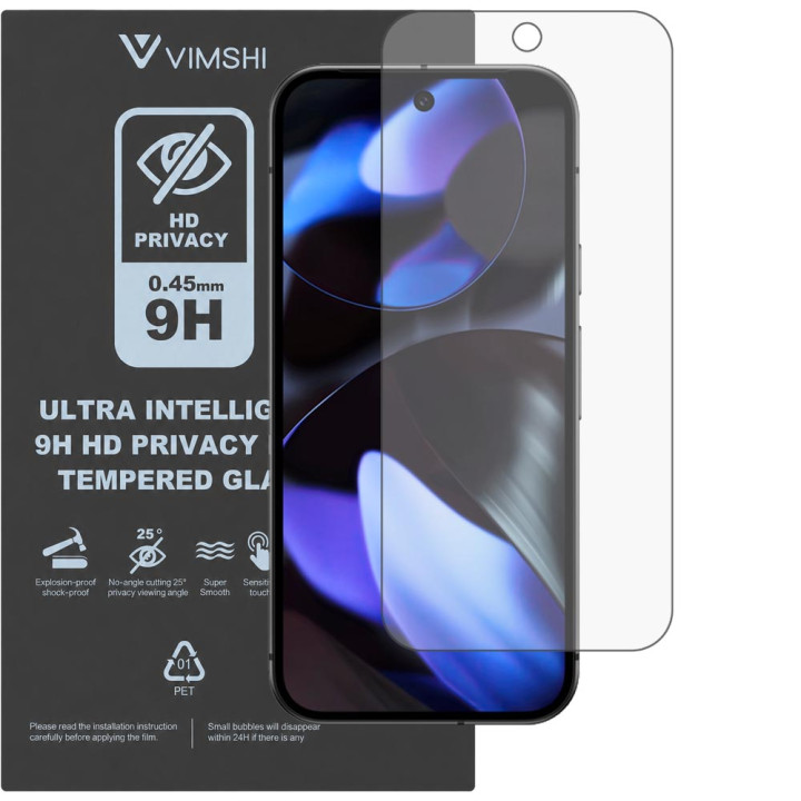 Протиударна захисна плівка антишпигун Vimshi Ultra 9H Privacy Flex для Google Pixel 9