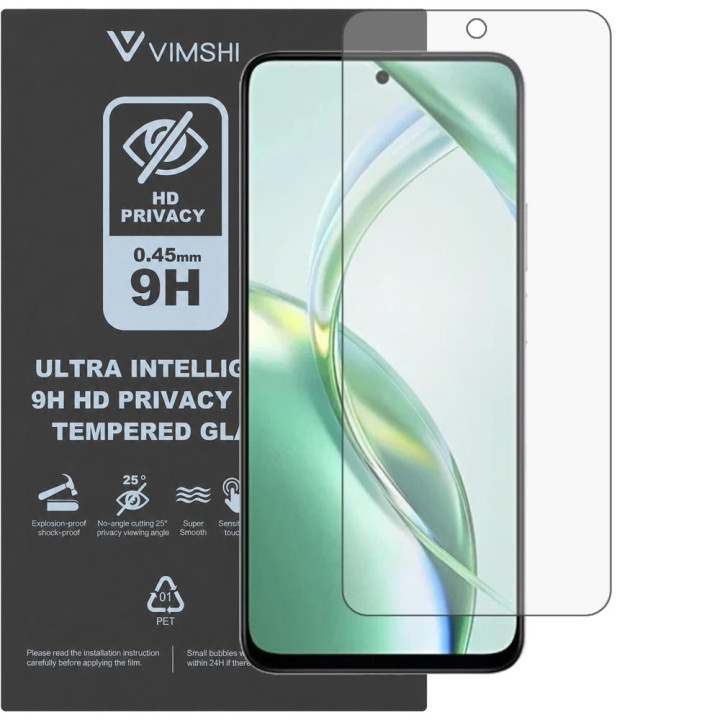 Протиударна захисна плівка антишпигун Vimshi Ultra 9H Privacy Flex для Honor 200 Smart