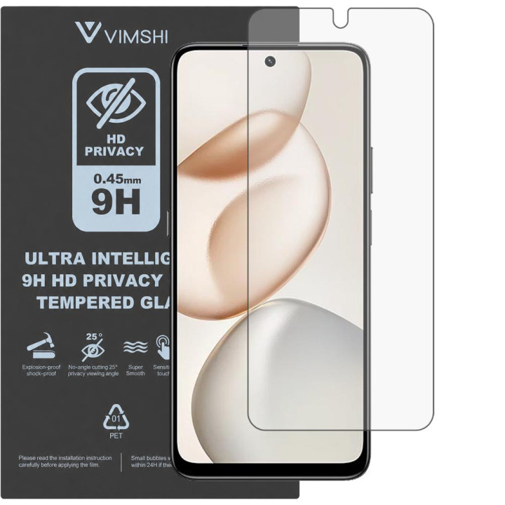 Протиударна захисна плівка антишпигун Vimshi Ultra 9H Privacy Flex для Honor 400 Smart 5G