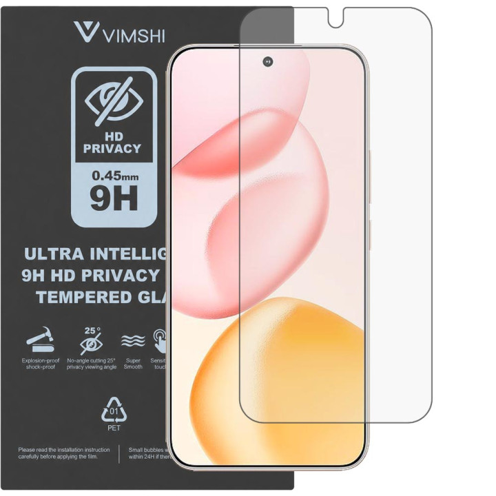 Противоударная защитная пленка антишпион Vimshi Ultra 9H Privacy Flex для Honor 400