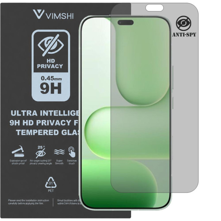 Протиударна захисна плівка антишпигун Vimshi Ultra 9H Privacy Flex для Honor 600e
