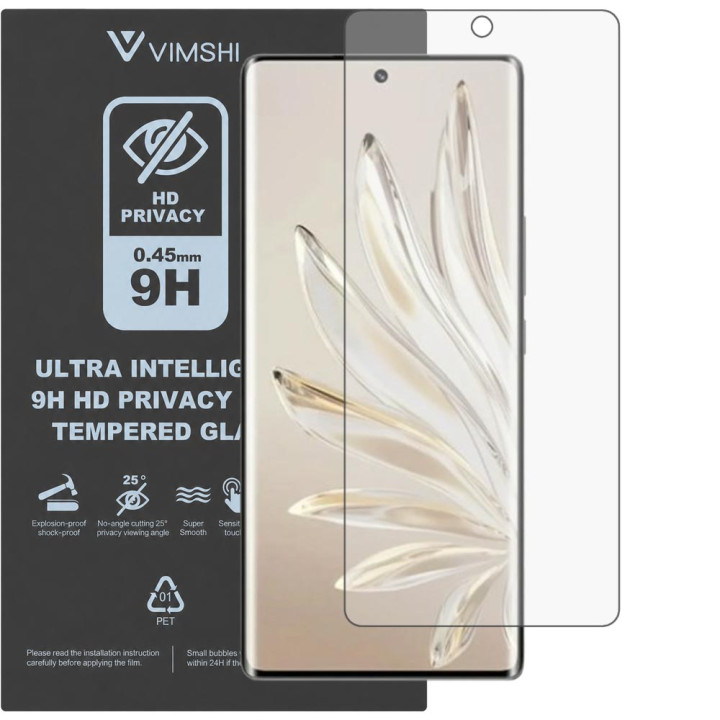 Протиударна захисна плівка антишпигун Vimshi Ultra 9H Privacy Flex для Honor 70