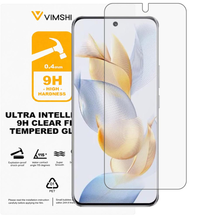 Противоударная защитная пленка Vimshi Ultra 9H Clear Flex для Honor 90