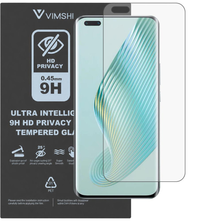 Протиударна захисна плівка антишпигун Vimshi Ultra 9H Privacy Flex для Honor Magic5 Pro