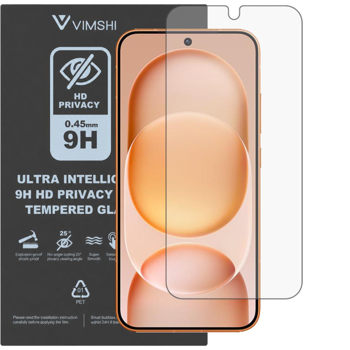 Противоударная защитная пленка антишпион Vimshi Ultra 9H Privacy Flex для Honor Magic8 Pro Air