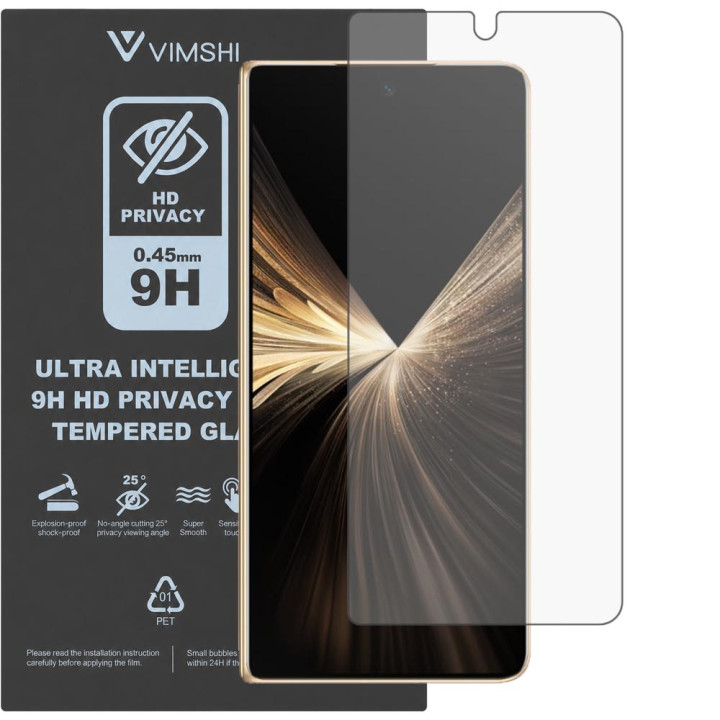Протиударна захисна плівка антишпигун Vimshi Ultra 9H Privacy Flex для Honor Magic V5
