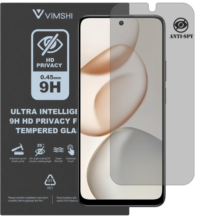 Протиударна захисна плівка антишпигун Vimshi Ultra 9H Privacy Flex для Honor Play10