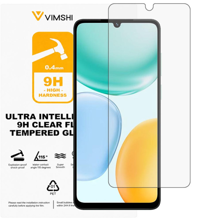 Противоударная защитная пленка Vimshi Ultra 9H Clear Flex для Honor X5c Plus