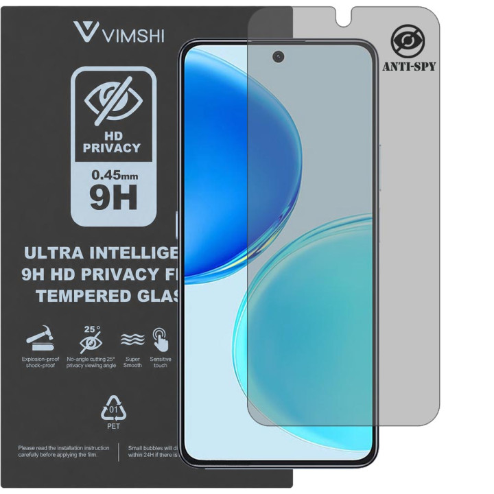 Протиударна захисна плівка антишпигун Vimshi Ultra 9H Privacy Flex для Honor X8d
