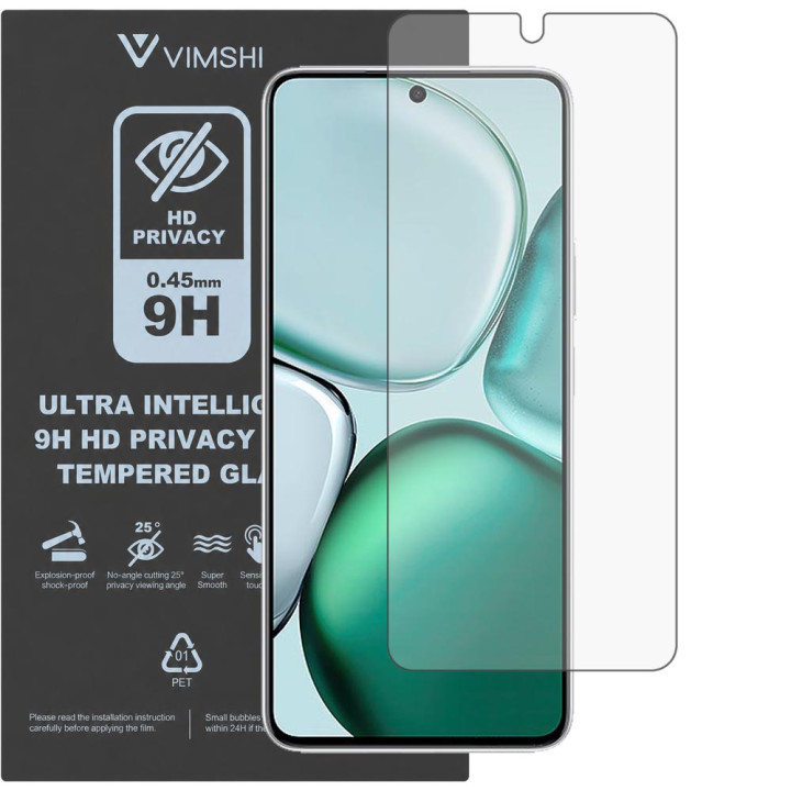 Противоударная защитная пленка антишпион Vimshi Ultra 9H Privacy Flex для Honor X9c Smart
