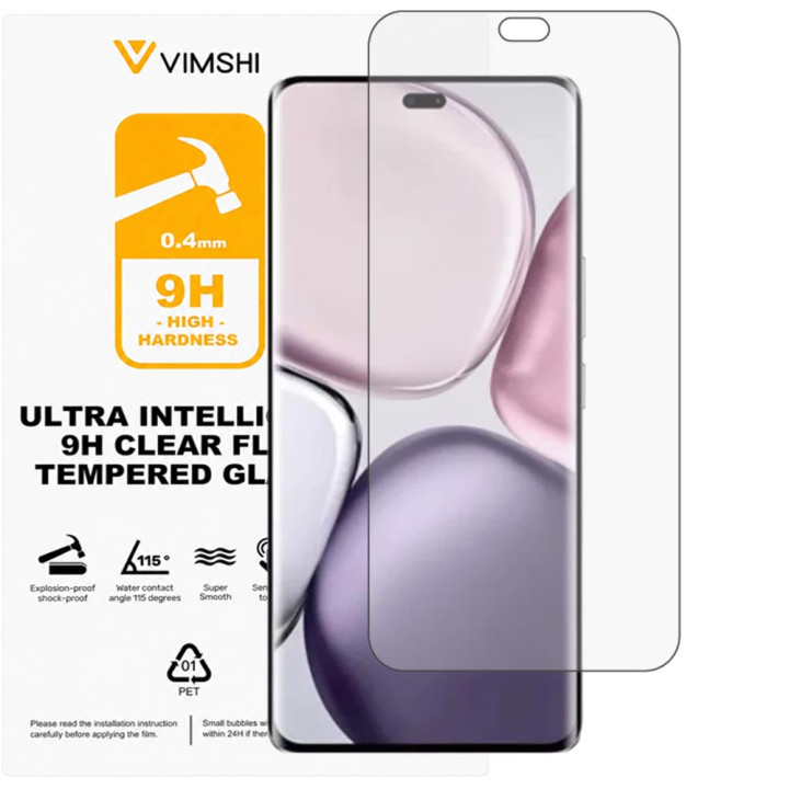 Противоударная защитная пленка Vimshi Ultra 9H Clear Flex для Honor X9c