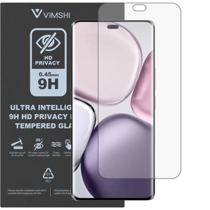 Протиударна захисна плівка антишпигун Vimshi Ultra 9H Privacy Flex для Honor X9c