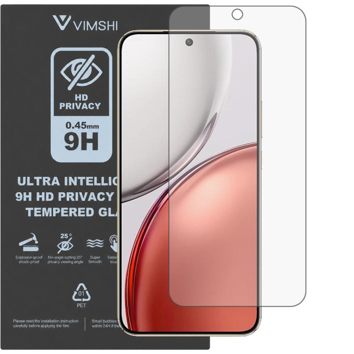 Протиударна захисна плівка антишпигун Vimshi Ultra 9H Privacy Flex для Honor X9d