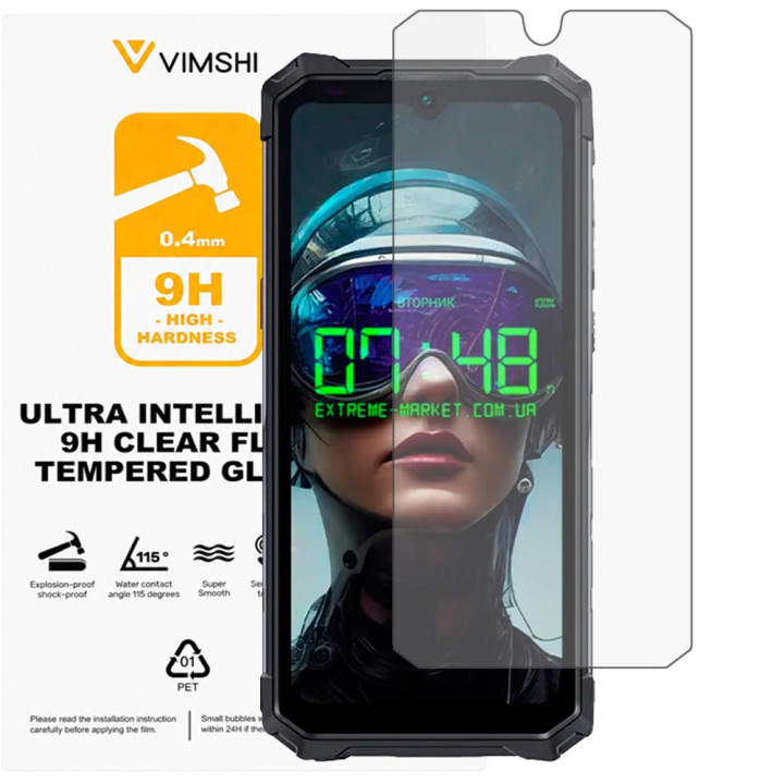Противоударная защитная пленка Vimshi Ultra 9H Clear Flex для Hotwav Cyber 13