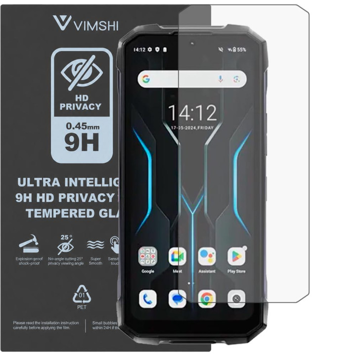 Протиударна захисна плівка антишпигун Vimshi Ultra 9H Privacy Flex для Hotwav Hyper 7 Pro