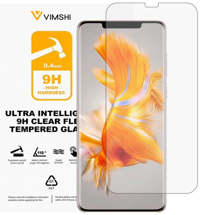 Противоударная защитная пленка Vimshi Ultra 9H Clear Flex для HUAWEI Mate 50 Pro