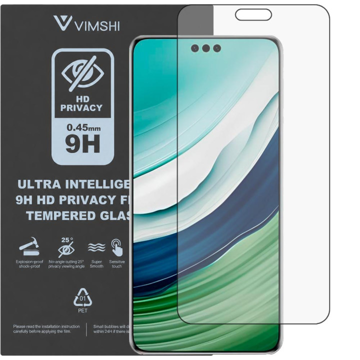 Протиударна захисна плівка антишпигун Vimshi Ultra 9H Privacy Flex для HUAWEI Mate 60 Pro