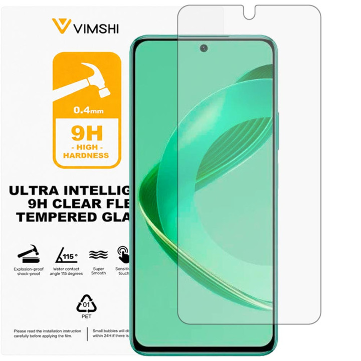 Противоударная защитная пленка Vimshi Ultra 9H Clear Flex для HUAWEI Nova 12 SE