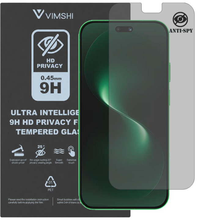 Протиударна захисна плівка антишпигун Vimshi Ultra 9H Privacy Flex для HUAWEI Nova 15 Ultra