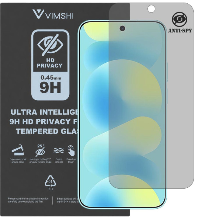 Протиударна захисна плівка антишпигун Vimshi Ultra 9H Privacy Flex для HUAWEI Nova 16