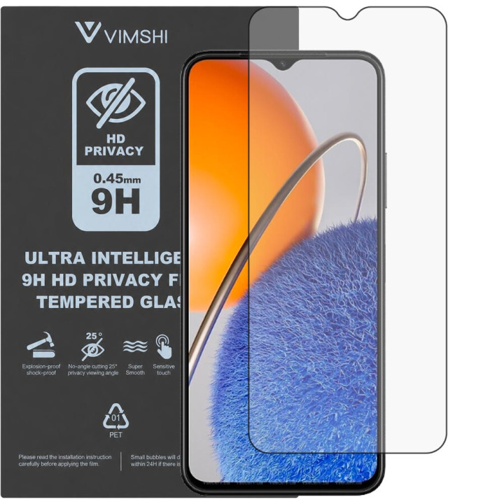 Противоударная защитная пленка антишпион Vimshi Ultra 9H Privacy Flex для HUAWEI Nova Y61