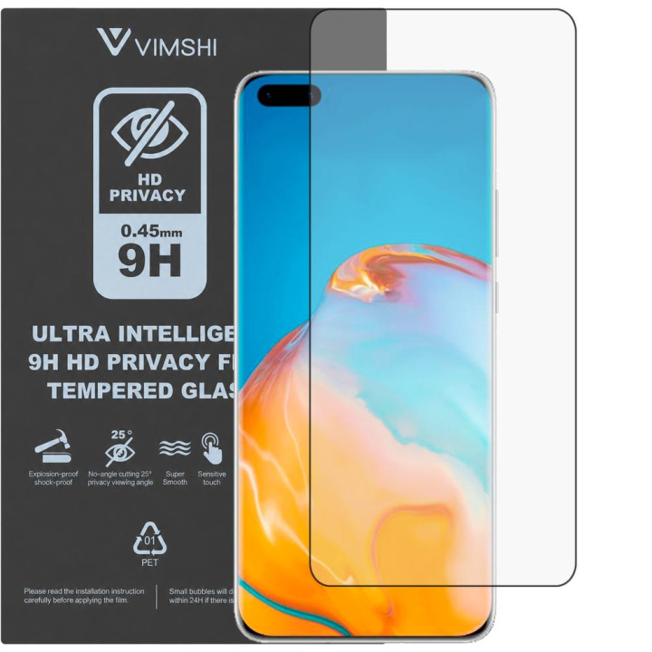 Протиударна захисна плівка антишпигун Vimshi Ultra 9H Privacy Flex для HUAWEI P40