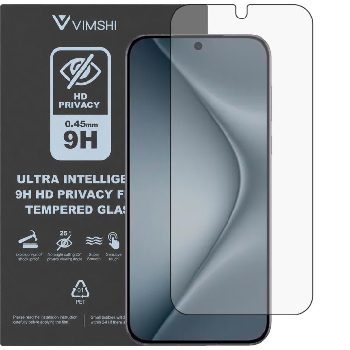 Протиударна захисна плівка антишпигун Vimshi Ultra 9H Privacy Flex для HUAWEI Pura 70