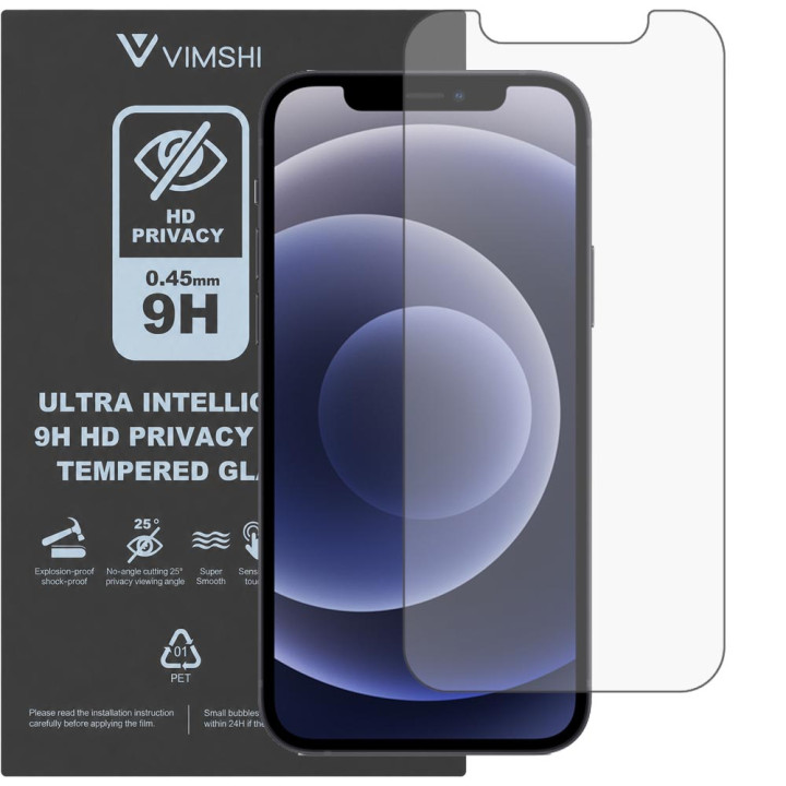 Протиударна захисна плівка антишпигун Vimshi Ultra 9H Privacy Flex для iPhone 12