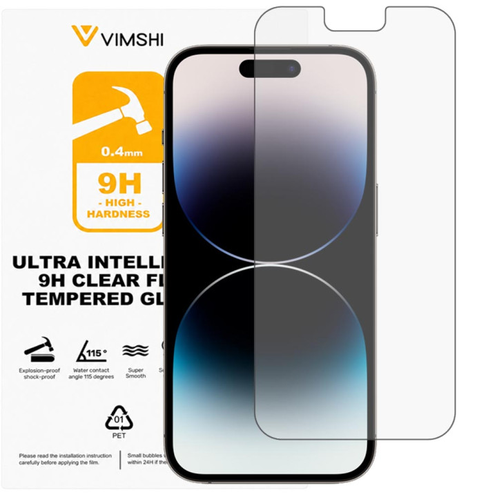 Противоударная защитная пленка Vimshi Ultra 9H Clear Flex для iPhone 14 Pro Max