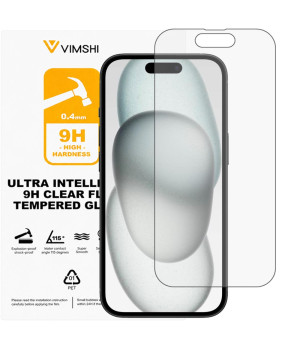 Противоударная защитная пленка Vimshi Ultra 9H Clear Flex для iPhone 15 Plus