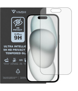 Протиударна захисна плівка антишпигун Vimshi Ultra 9H Privacy Flex для iPhone 15 Plus