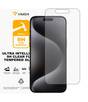 Противоударная защитная пленка Vimshi Ultra 9H Clear Flex для iPhone 15 Pro Max