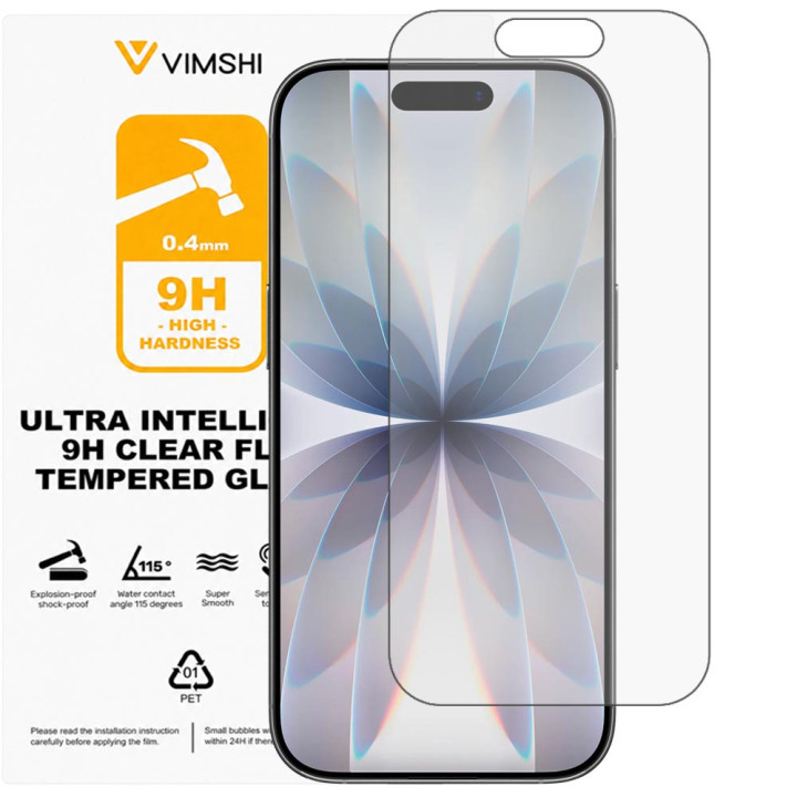 Противоударная защитная пленка Vimshi Ultra 9H Clear Flex для iPhone 17