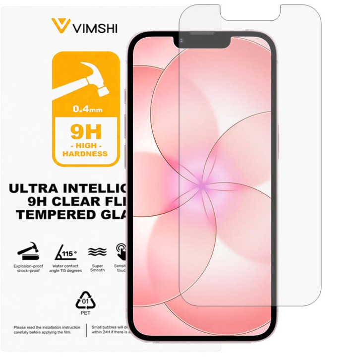 Противоударная защитная пленка Vimshi Ultra 9H Clear Flex для iPhone 17e