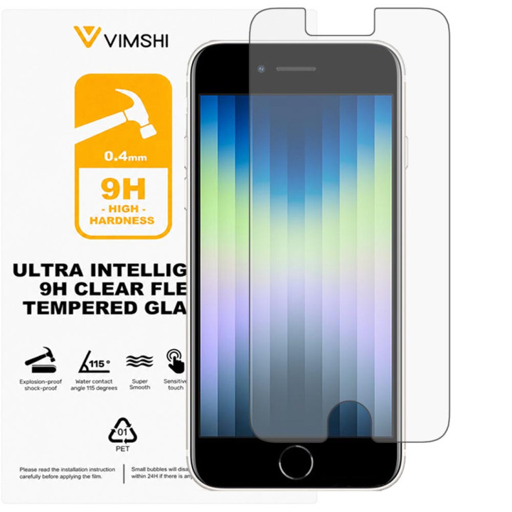 Протиударна захисна плівка Vimshi Ultra 9H Clear Flex для iPhone SE 2022