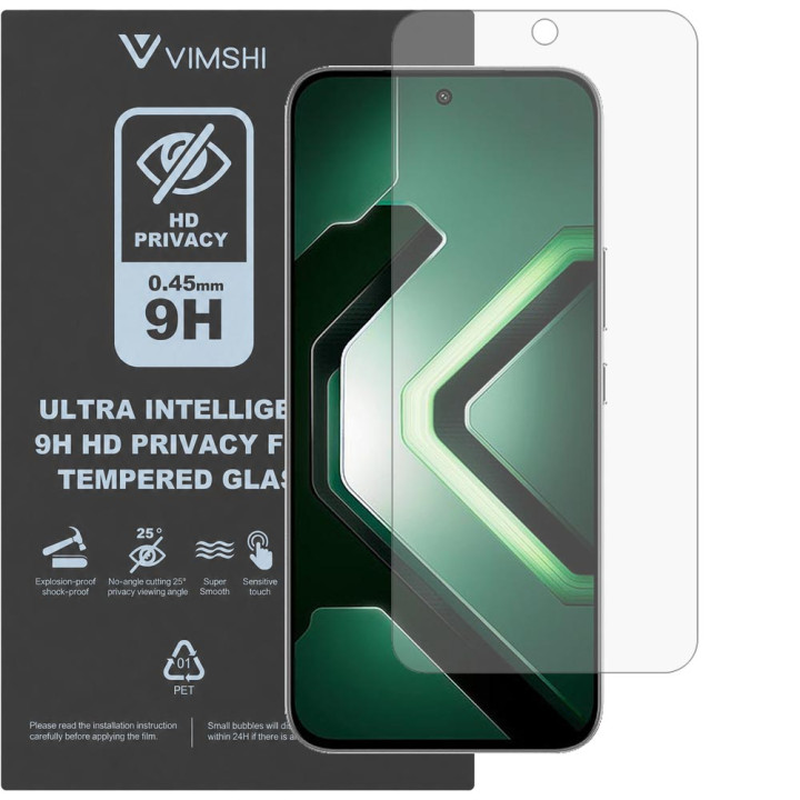 Протиударна захисна плівка антишпигун Vimshi Ultra 9H Privacy Flex для Infinix GT 30