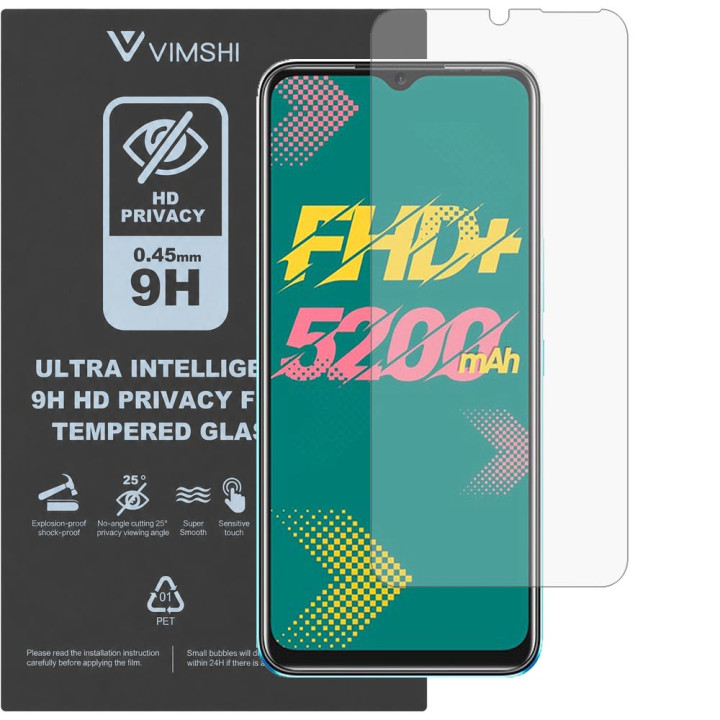 Протиударна захисна плівка антишпигун Vimshi Ultra 9H Privacy Flex для Infinix HOT 11