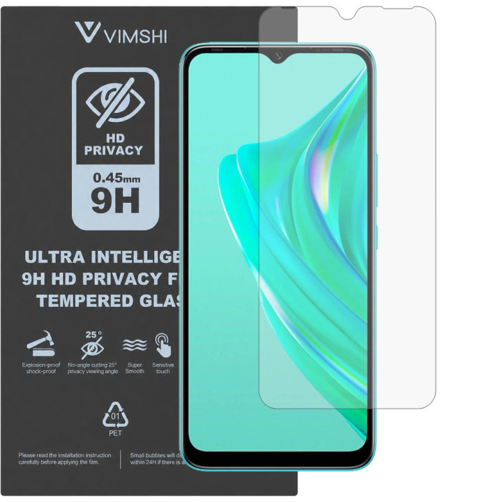 Протиударна захисна плівка антишпигун Vimshi Ultra 9H Privacy Flex для Infinix HOT 20i