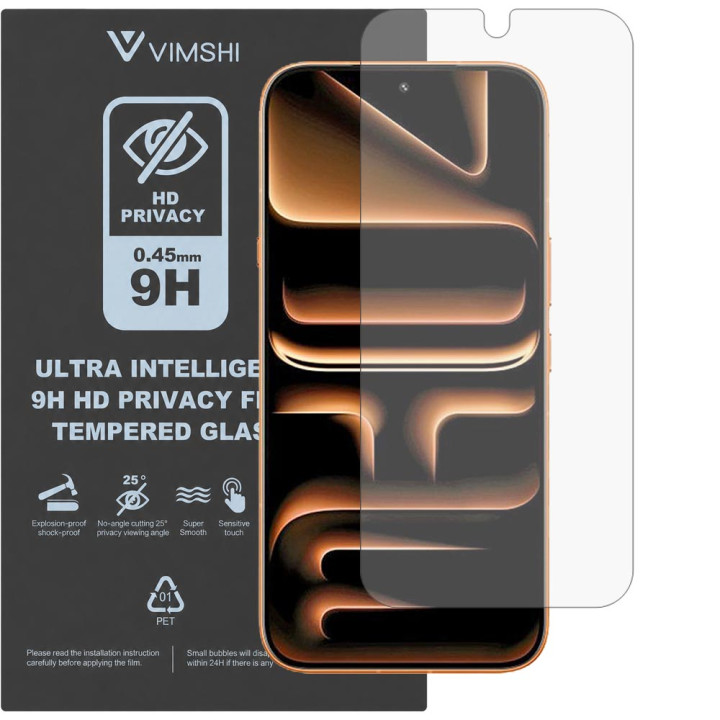Протиударна захисна плівка антишпигун Vimshi Ultra 9H Privacy Flex для Infinix Note 60 Pro