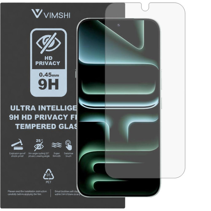 Протиударна захисна плівка антишпигун Vimshi Ultra 9H Privacy Flex для Infinix Note 60