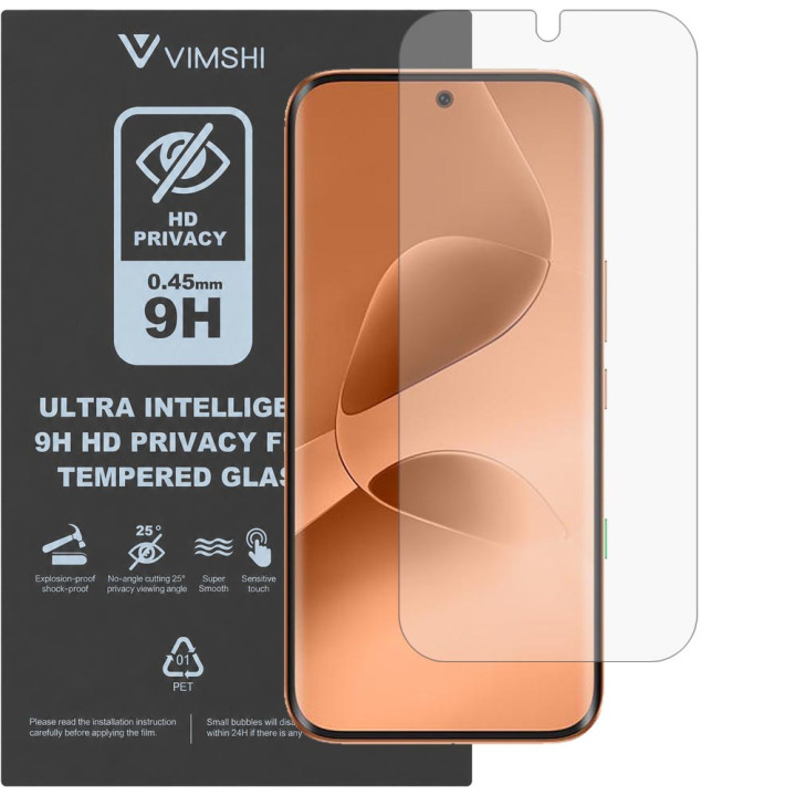 Протиударна захисна плівка антишпигун Vimshi Ultra 9H Privacy Flex для Infinix Note Edge