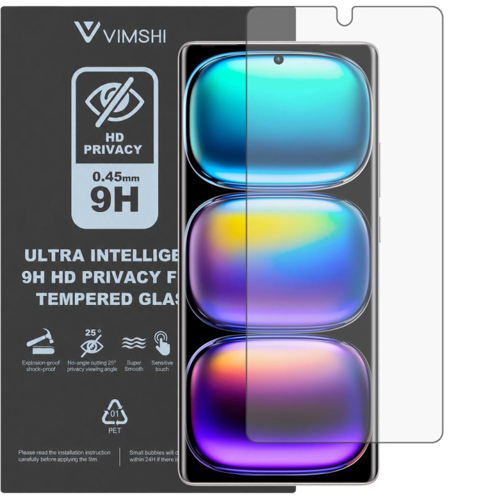 Протиударна захисна плівка антишпигун Vimshi Ultra 9H Privacy Flex для Infinix HOT 50 Pro+