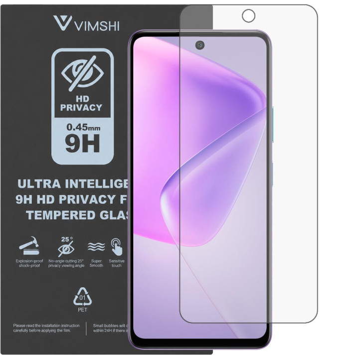 Протиударна захисна плівка антишпигун Vimshi Ultra 9H Privacy Flex для Infinix HOT 50