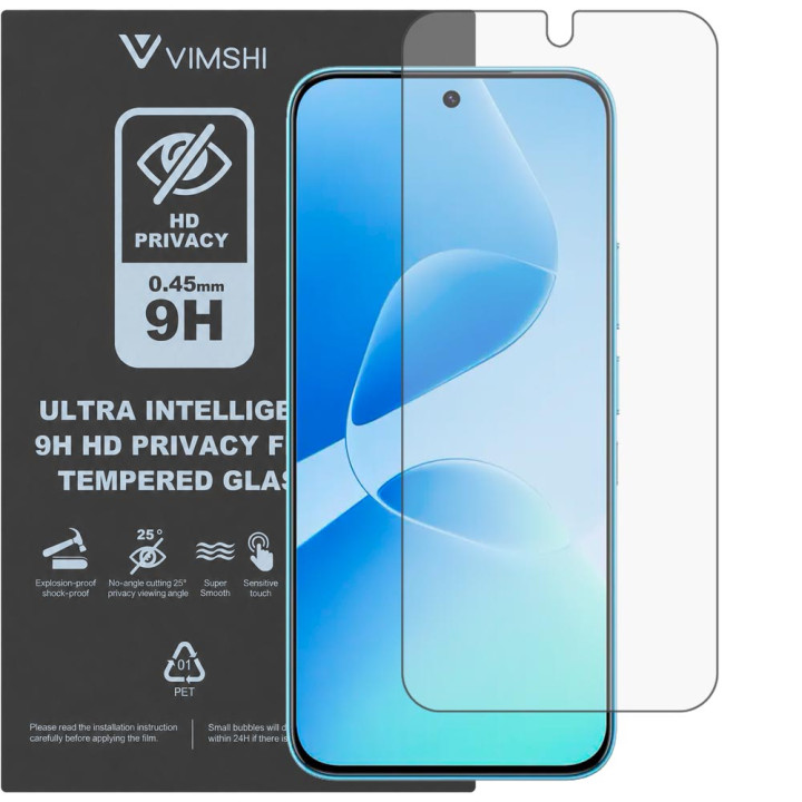 Протиударна захисна плівка антишпигун Vimshi Ultra 9H Privacy Flex для Infinix HOT 60 Pro