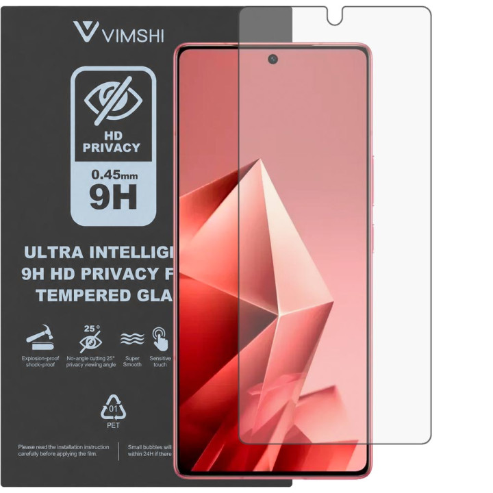 Протиударна захисна плівка антишпигун Vimshi Ultra 9H Privacy Flex для Infinix Note 50