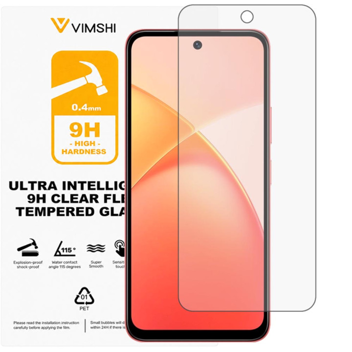 Противоударная защитная пленка Vimshi Ultra 9H Clear Flex для Infinix Smart 10 Plus