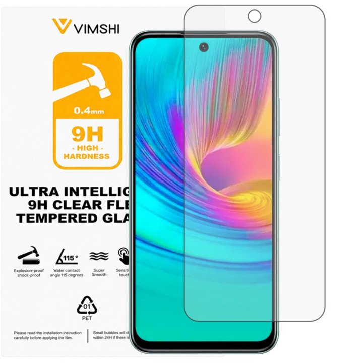 Противоударная защитная пленка Vimshi Ultra 9H Clear Flex для Infinix Smart 9