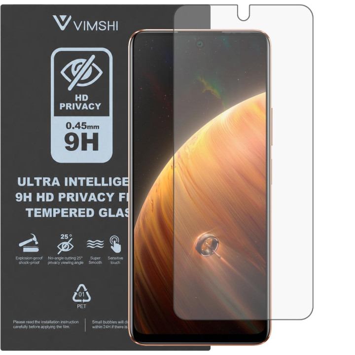 Протиударна захисна плівка антишпигун Vimshi Ultra 9H Privacy Flex для Infinix Zero 5G