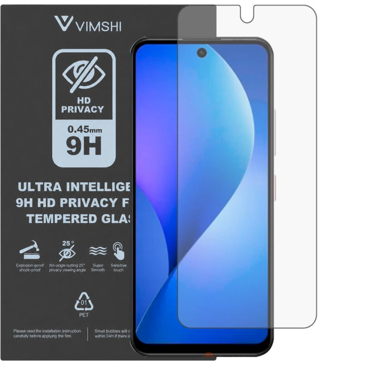 Протиударна захисна плівка антишпигун Vimshi Ultra 9H Privacy Flex для Meizu Mblu 22 Pro