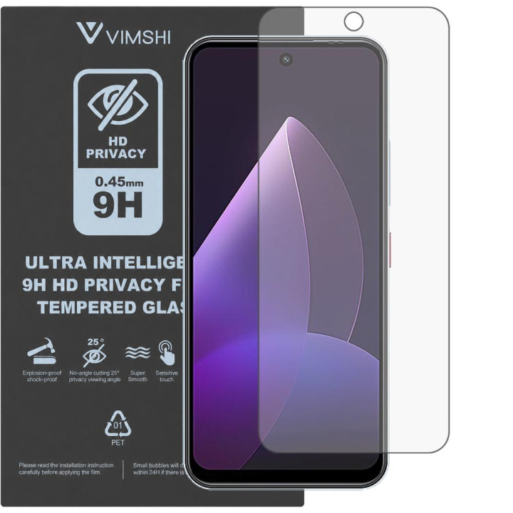 Протиударна захисна плівка антишпигун Vimshi Ultra 9H Privacy Flex для Meizu Mblu 22